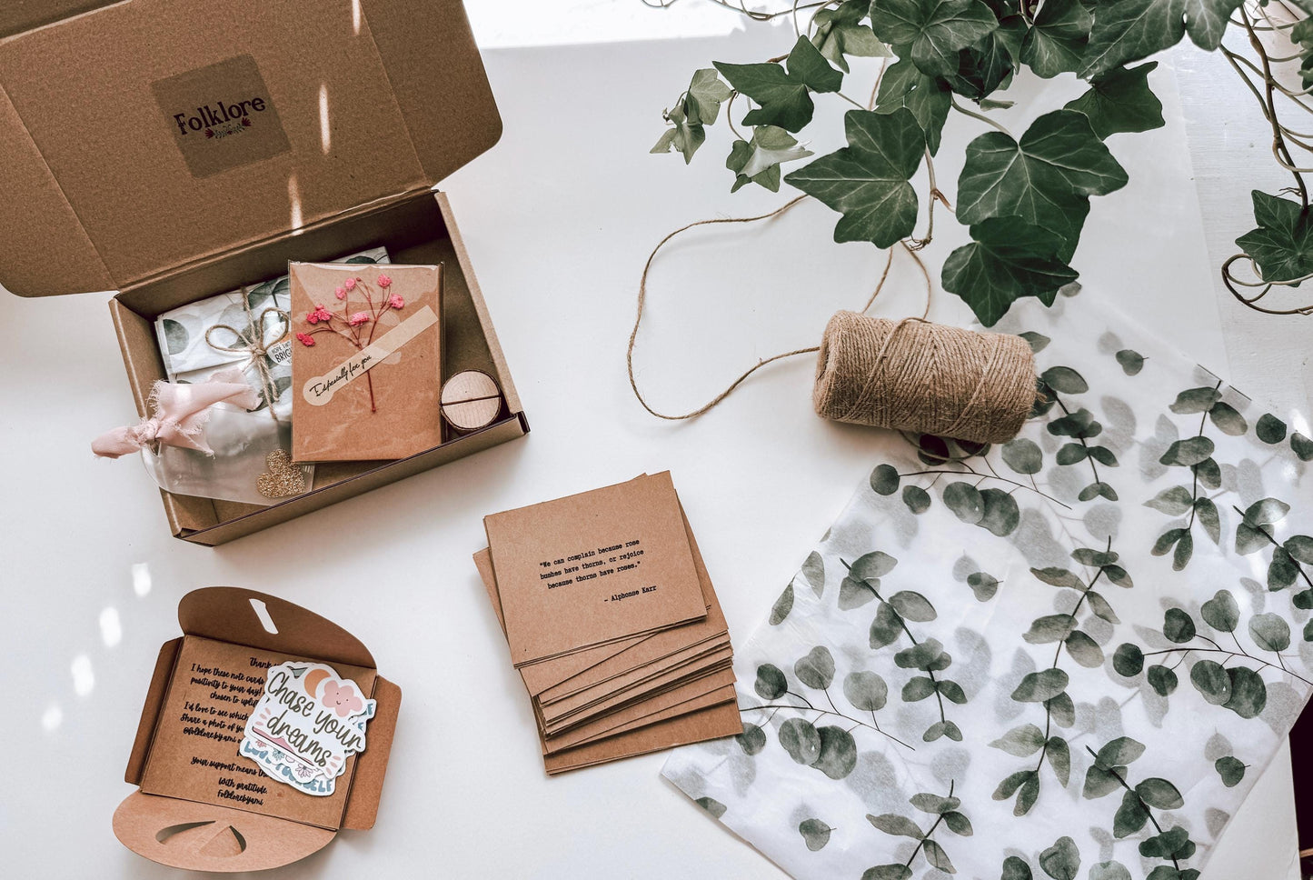 Self-Love Affirmation Cards: Daily Mindfulness Gift Set with Wood Stand