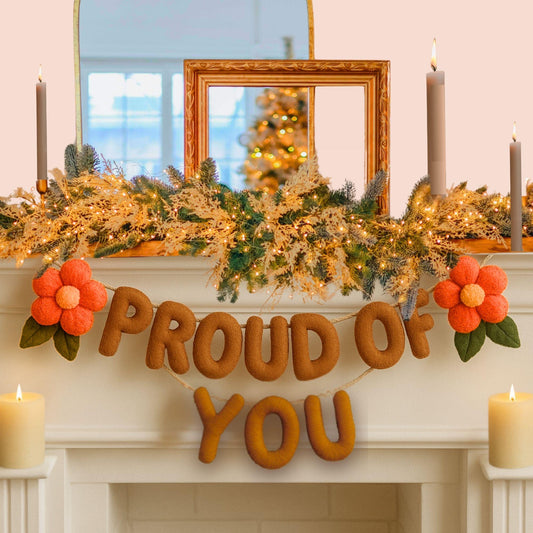 Customize your felt garland