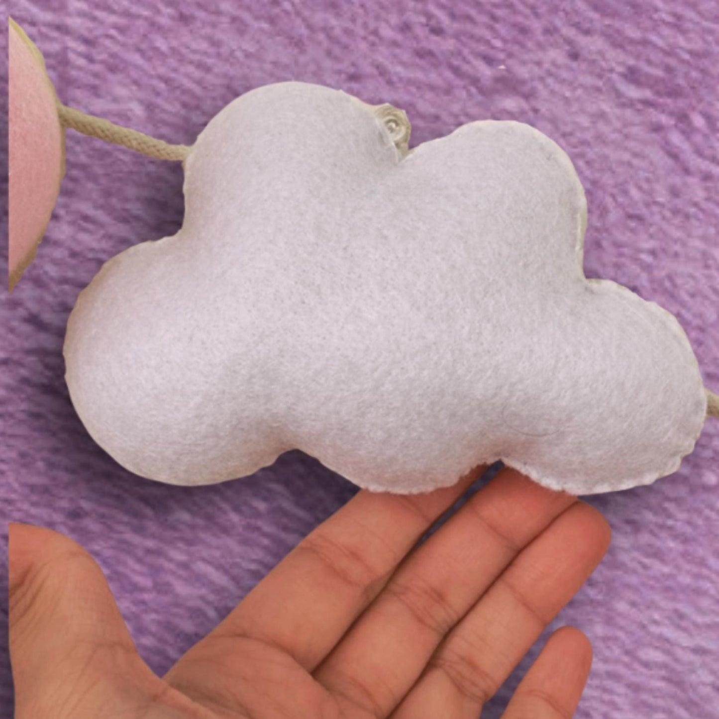 Personalized Felt Hot Air Balloon Name Garland: Baby Nursery Decor