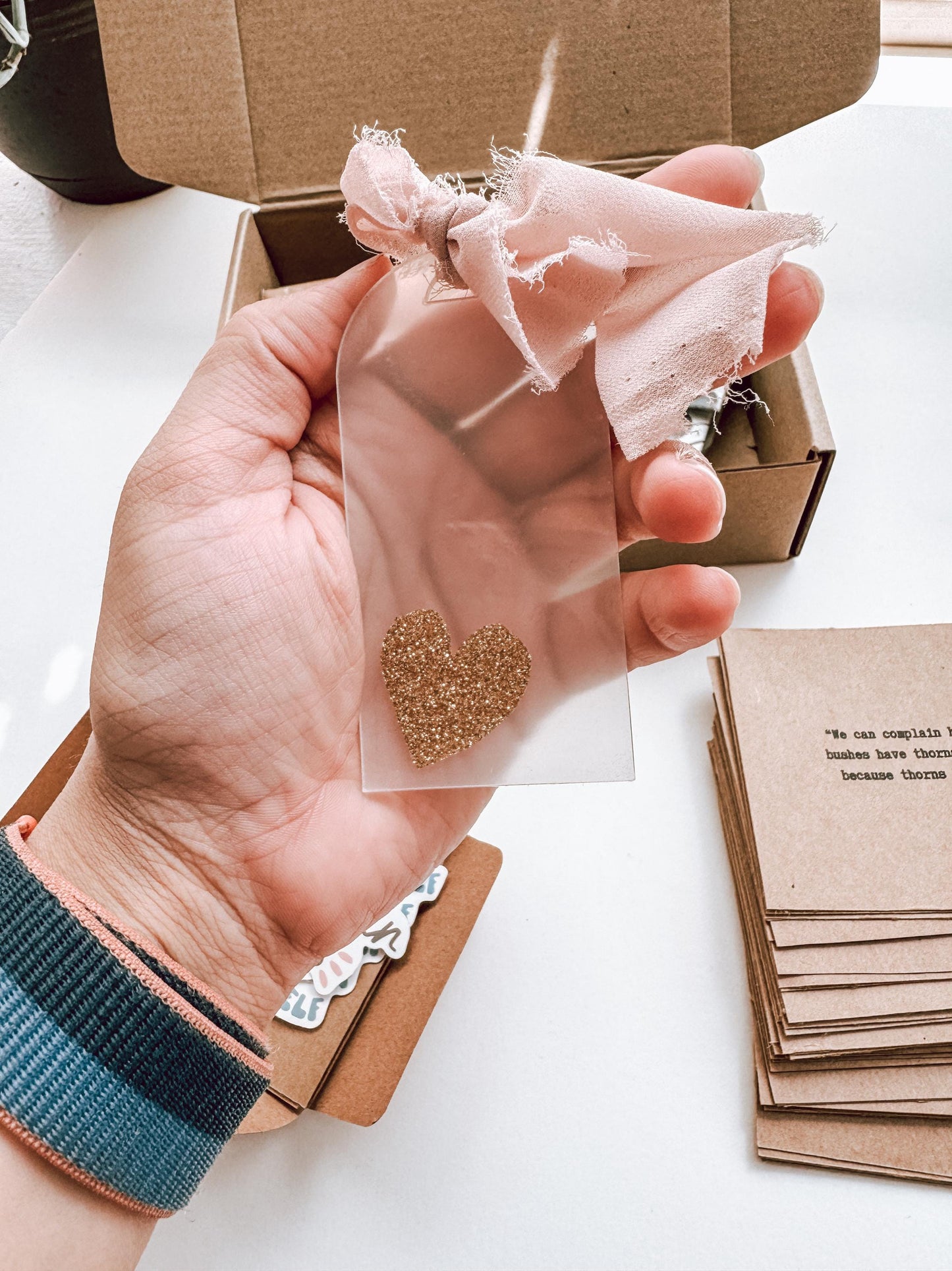 Inspirational Quote Cards: Personalized Book Lover Gift