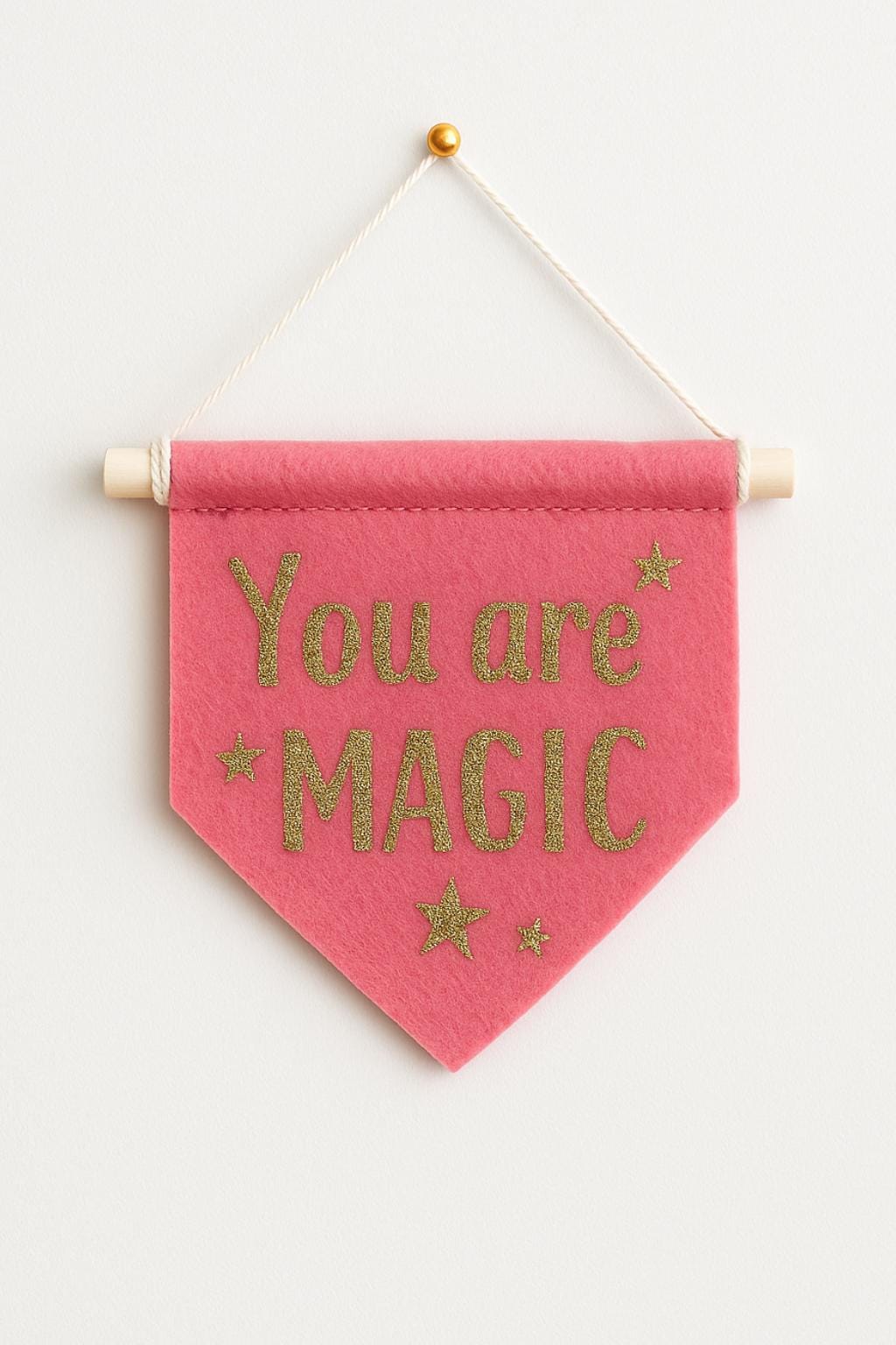 Storybook-Inspired Felt Sign for Reading Nooks