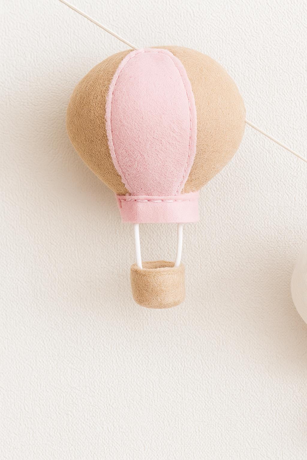 One Hot Air Balloon – for Baby Nursery, Cloud Theme Baby Shower Decor