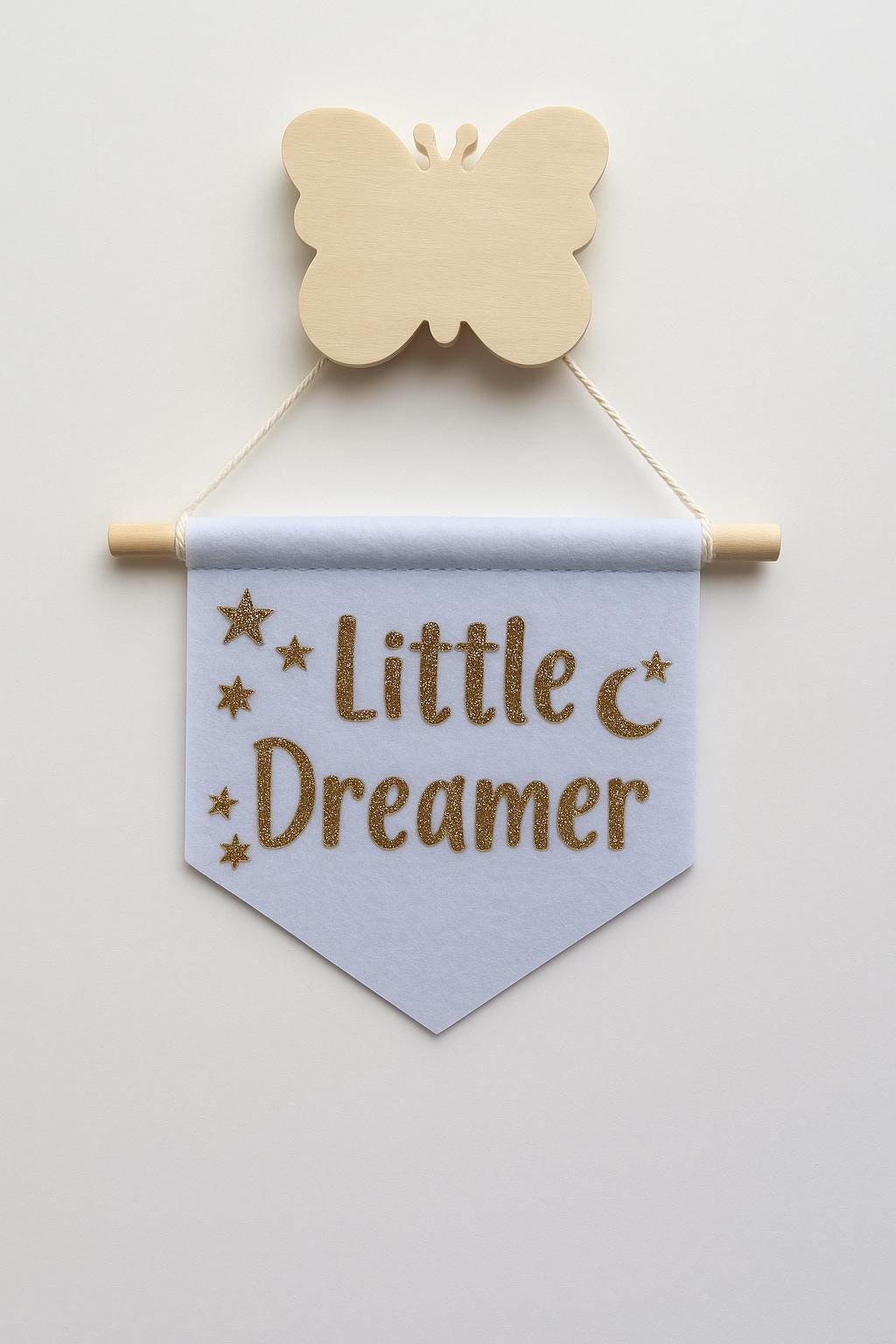 Storybook-Inspired Felt Sign for Reading Nooks