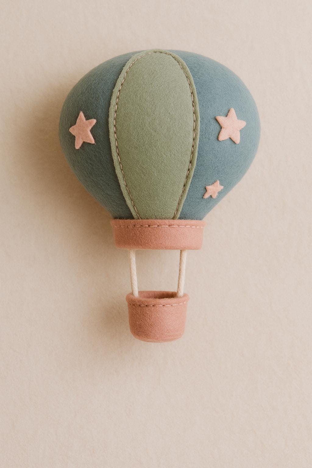 One Hot Air Balloon – for Baby Nursery, Cloud Theme Baby Shower Decor